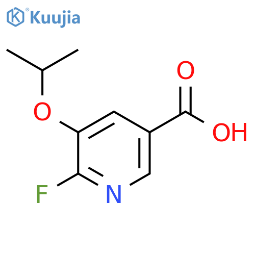 6-Fluoro-5-isopropoxy-pyridine-3-carboxylic acid structure