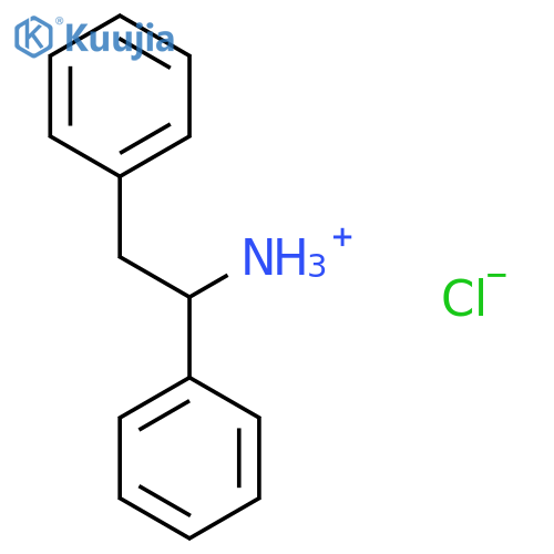 Ethylamine, 1,2-diphenyl-, hydrochloride, (+)- structure
