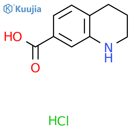 1,2,3,4-Tetrahydro-quinoline-7-carboxylic acid hydrochloride structure