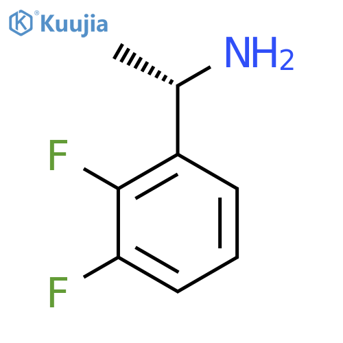 (1S)-1-(2,3-difluorophenyl)ethan-1-amine structure