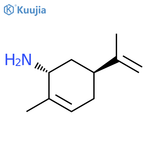2-Cyclohexen-1-amine, 2-methyl-5-(1-methylethenyl)-, (1R-trans)- structure