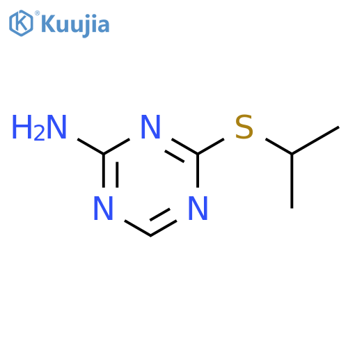 4-(Isopropylthio)-1,3,5-triazin-2-amine structure
