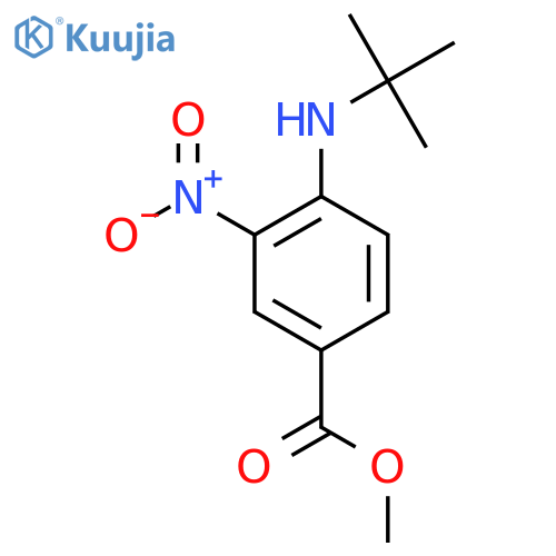 Methyl 4-(tert-butylamino)-3-nitrobenzoate structure