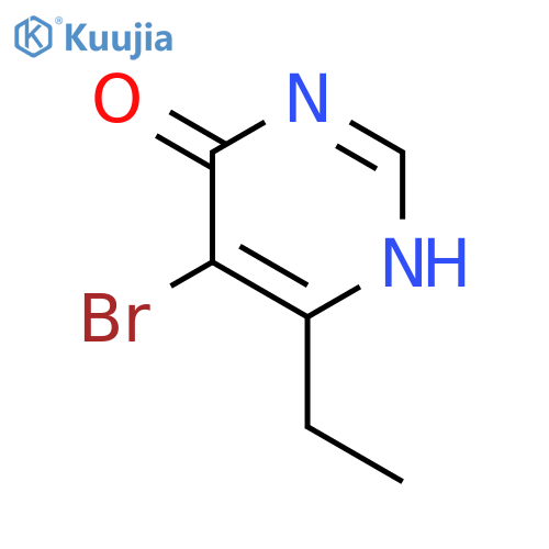 4(1H)-Pyrimidinone, 5-bromo-6-ethyl- structure