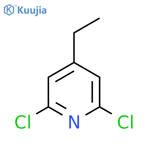 Pyridine, 2,6-dichloro-4-ethyl- structure