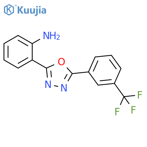 2-[5-(3-Trifluoromethyl-phenyl)-[1,3,4]oxadiazol-2-yl]-phenylamine structure