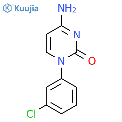 4-Amino-1-(3-chlorophenyl)pyrimidin-2(1H)-one structure