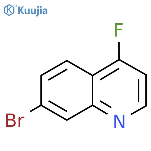 7-Bromo-4-fluoroquinoline structure