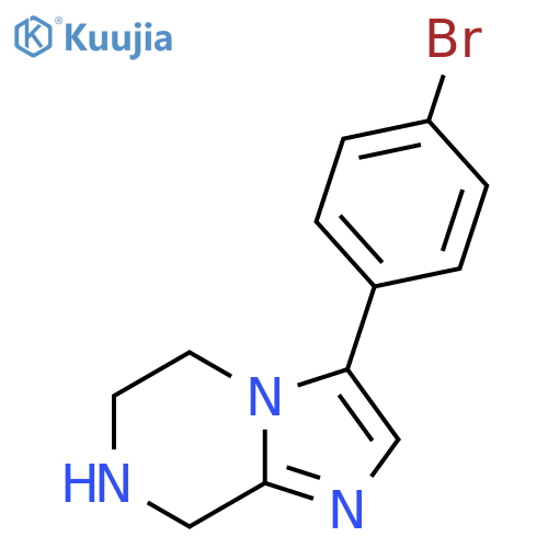 3-(4-Bromophenyl)-5,6,7,8-tetrahydroimidazo[1,2-A]pyrazine structure
