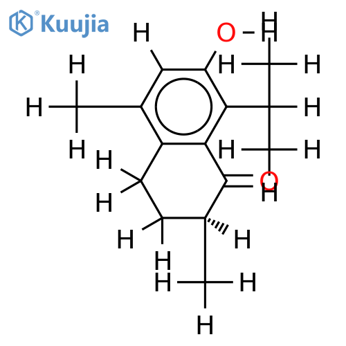 7-hydroxy-5(10),6,8-cadinatriene-4-one structure