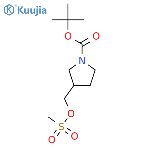 3-Methanesulfonyloxymethyl-pyrrolidine-1-carboxylic Acid Tert Butyl Ester structure