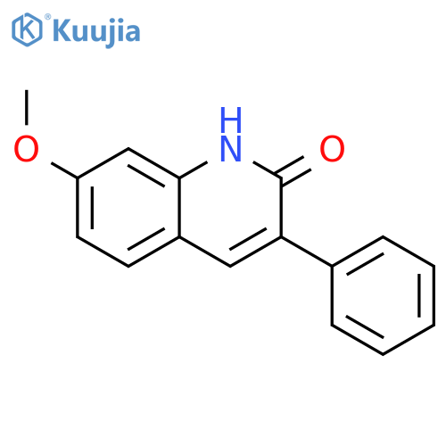 7-methoxy-3-phenyl-1h-quinolin-2-one structure