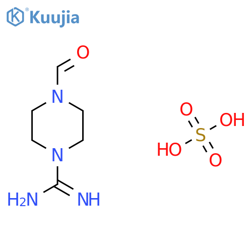 4-Formylpiperazine-1-carboximidamide sulfate structure