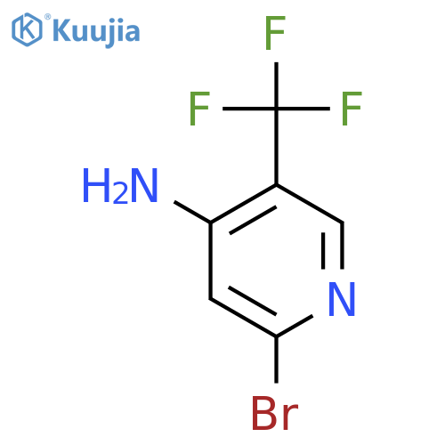 4-Amino-2-bromo-5-(trifluoromethyl)pyridine structure