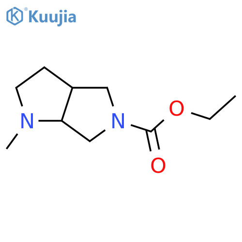 (3aR,6aR)-1-Methyl-5-ethoxycarbonylhexahydropyrrolo[3,4-b]pyrrole structure