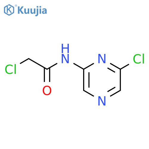 2-Chloro-N-(6-chloropyrazin-2-yl)acetamide structure