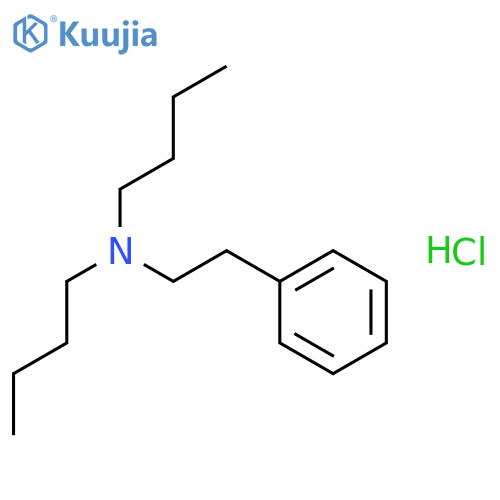 Benzeneethanamine,N,N-dibutyl-, hydrochloride (1:1) structure