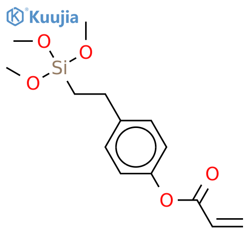 (acryloxymethyl)phenethyltrimethoxysilanestore structure