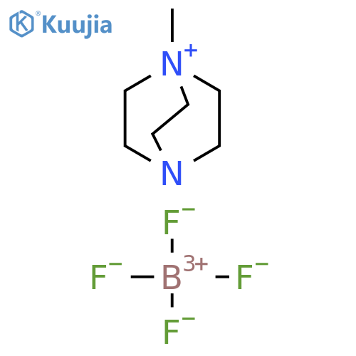 1-Methyl-1,4-diazabicyclo[2.2.2]octan-1-ium tetrafluoroborate structure