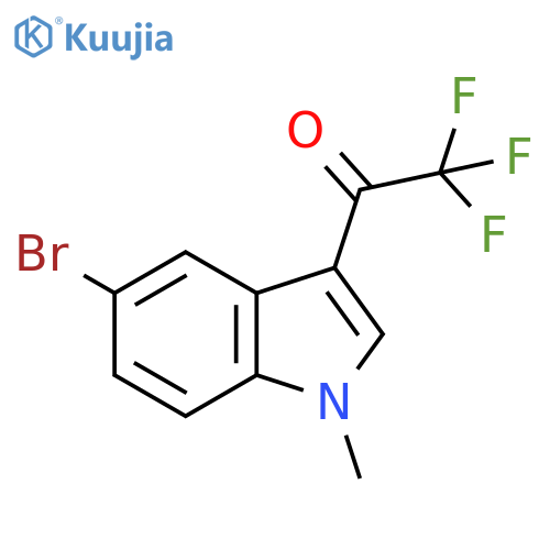 1-(5-Bromo-1-methyl-1h-indol-3-yl)-2,2,2-trifluoroethanone structure