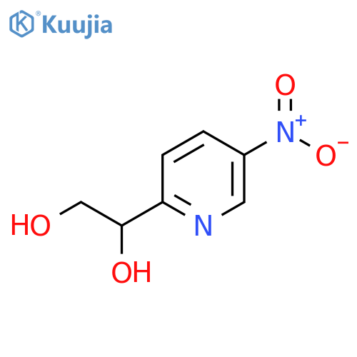 1-(5-nitropyridin-2-yl)ethane-1,2-diol structure