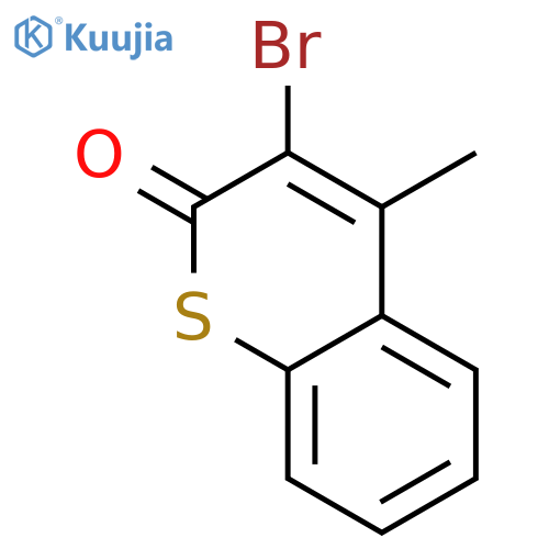 3-Bromo-4-methyl-2H-1-benzothiopyran-2-one structure