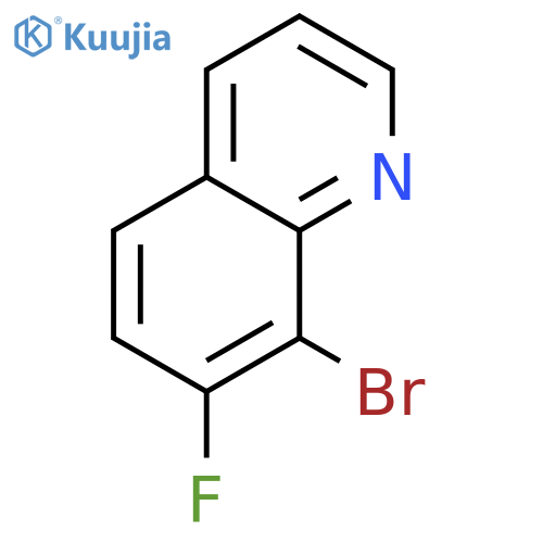 8-bromo-7-fluoro-quinoline structure