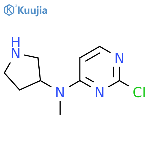 2-chloro-N-methyl-N-(pyrrolidin-3-yl)pyrimidin-4-amine structure