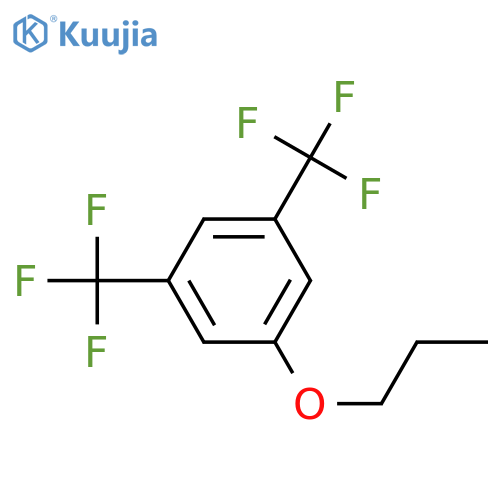 [3,5-Bis(trifluoromethyl)phenoxy]propane structure