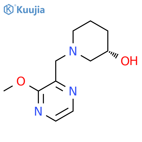 (S)-1-((3-Methoxypyrazin-2-yl)methyl)piperidin-3-ol structure