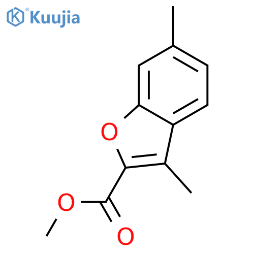 methyl 3,6-dimethyl-1-benzofuran-2-carboxylate structure