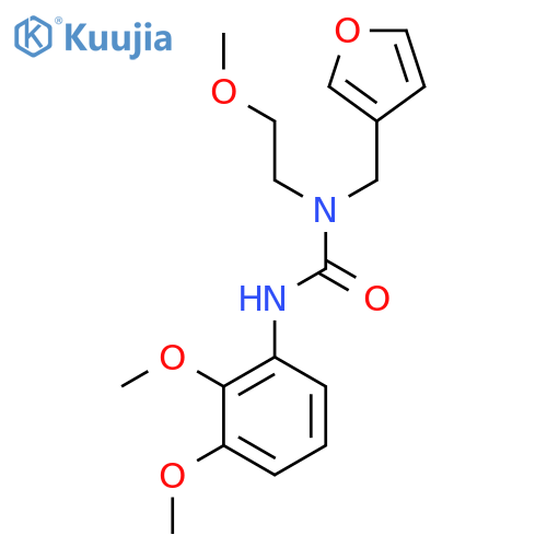 1-(2,3-dimethoxyphenyl)-3-(furan-3-yl)methyl-3-(2-methoxyethyl)urea structure