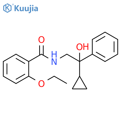 N-(2-cyclopropyl-2-hydroxy-2-phenylethyl)-2-ethoxybenzamide structure