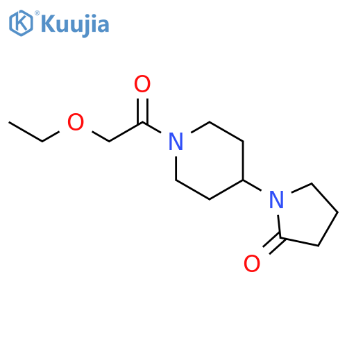 1-[1-(2-ethoxyacetyl)piperidin-4-yl]pyrrolidin-2-one structure