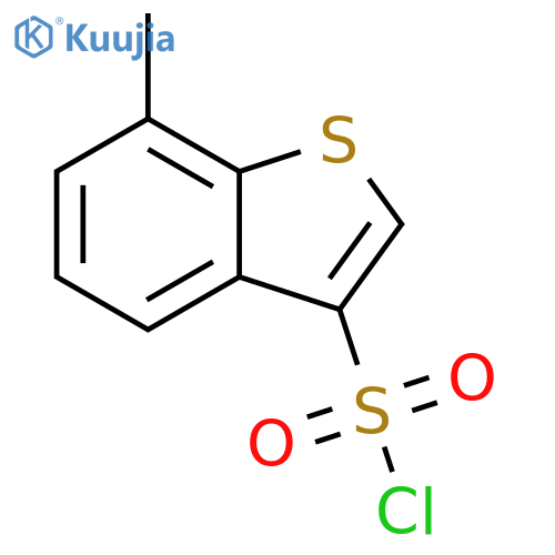 7-methyl-1-benzothiophene-3-sulfonyl chloride structure