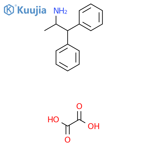 1,1-Diphenylpropan-2-amine oxalate structure
