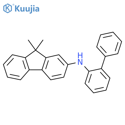 N-([1,1'-Biphenyl]-2-yl)-9,9-dimethyl-9H-fluoren-2-amine structure