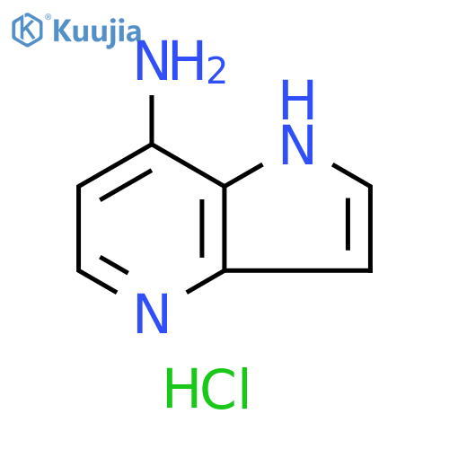 1h-Pyrrolo3,2-BPyridin-7-Amine Hydrochloride structure