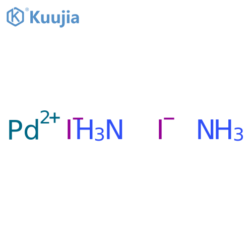 Palladium,diamminediiodo- (9CI) structure