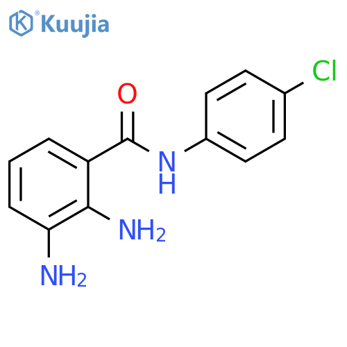 2,3-Diamino-n-(4-chlorophenyl)benzamide structure