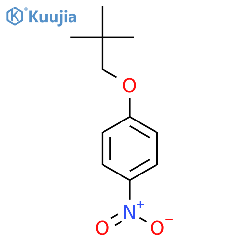 Benzene, 1-(2,2-dimethylpropoxy)-4-nitro- structure