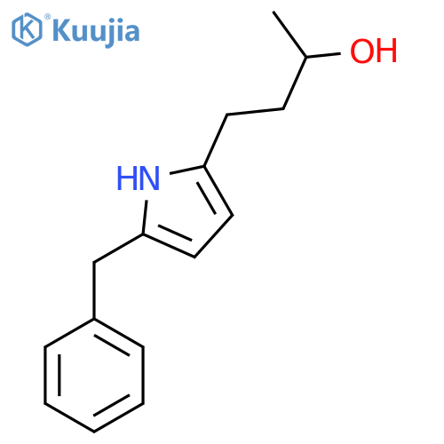 4-(5-Benzyl-1H-pyrrol-2-yl)butan-2-ol structure