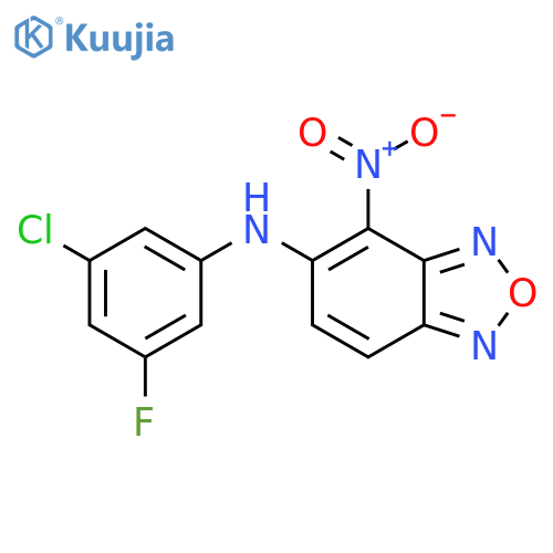 N-(3-Chloro-5-Fluorophenyl)-4-Nitro-2,1,3-Benzoxadiazol-5-Amine structure