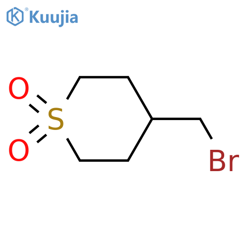 4-(bromomethyl)thiane 1,1-dioxide structure
