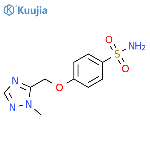 4-(1-methyl-1H-1,2,4-triazol-5-yl)methoxybenzene-1-sulfonamide structure