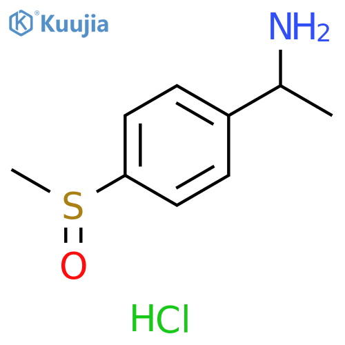 1-(4-Methanesulfinylphenyl)ethan-1-amine hydrochloride structure
