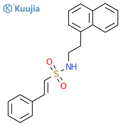 N-[2-(naphthalen-1-yl)ethyl]-2-phenylethene-1-sulfonamide structure