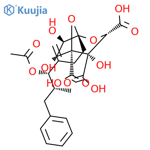 L-erythro-L-glycero-D-altro-7-Trideculo-7,4-furanosonicacid,2,7-anhydro-3,4-di-C-carboxy-8,9,10,12,13-pentadeoxy-10-methylene-12-(phenylmethyl)-,11-acetate, (7S)- (9CI) structure