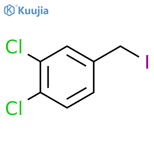 Benzene,1,2-dichloro-4-(iodomethyl)- structure