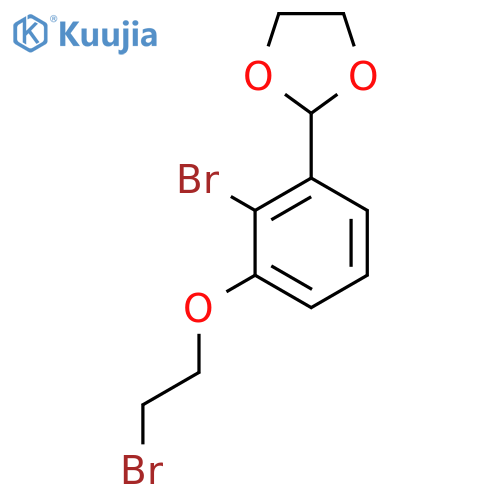 1,3-Dioxolane, 2-[2-bromo-3-(2-bromoethoxy)phenyl]- structure